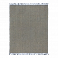 Highland Wool Blend Tartan Navy Blue Ochre Yellow